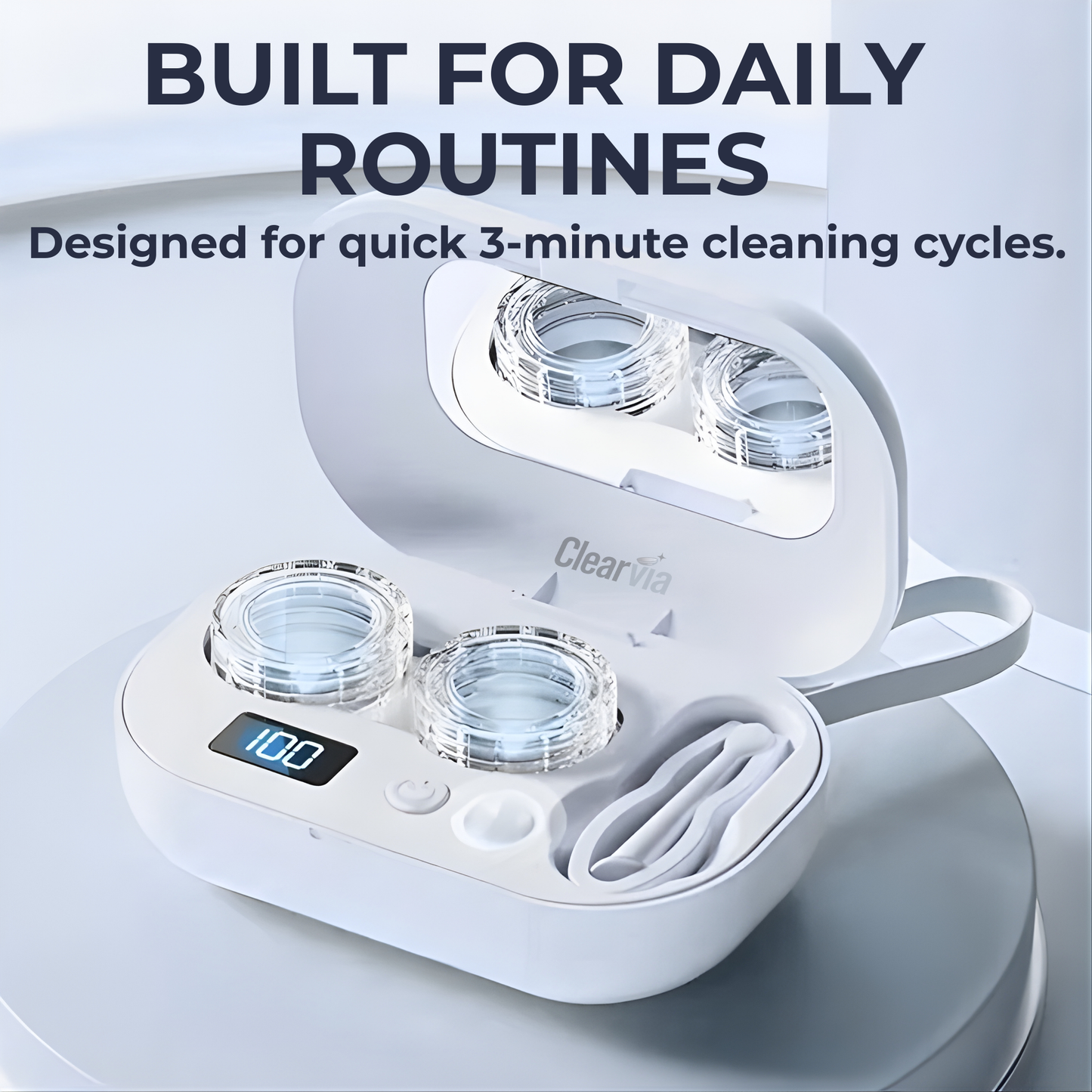 Ultrasonic Contact Lens Cleaner