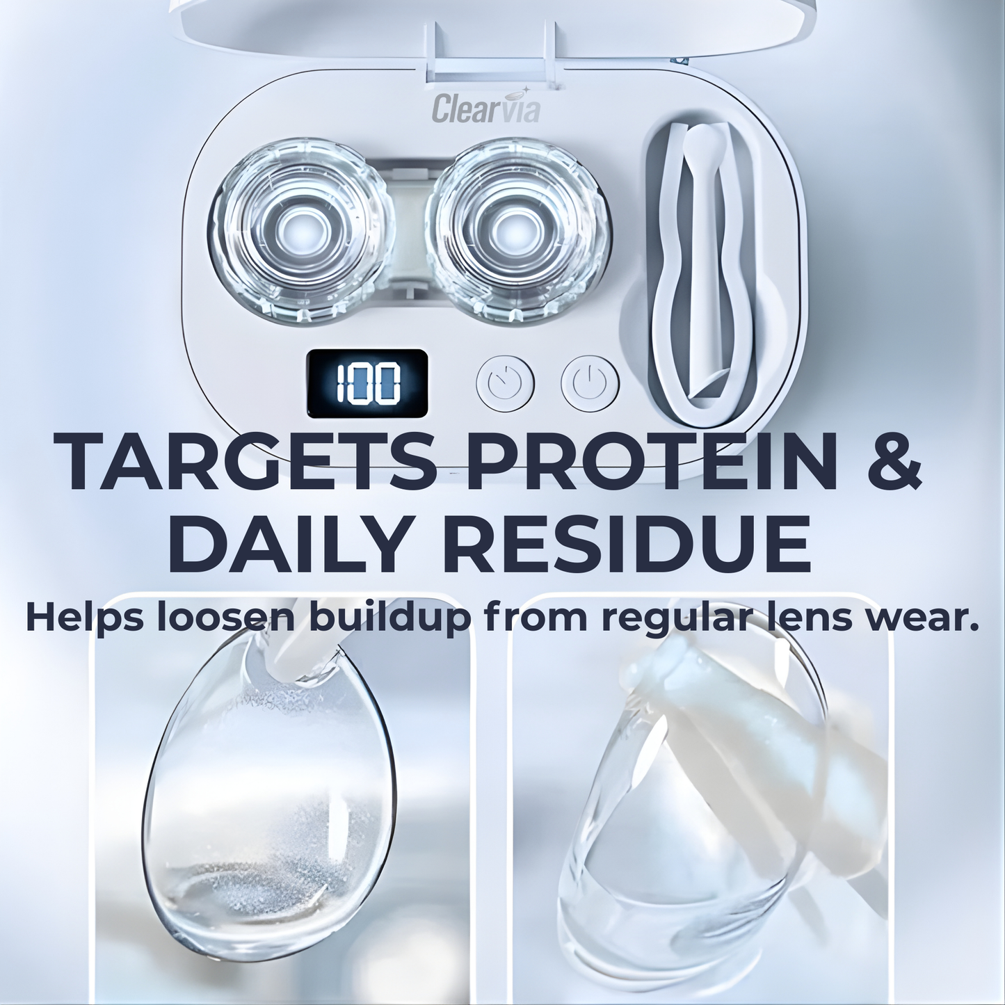 Ultrasonic Contact Lens Cleaner