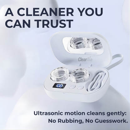 Ultrasonic Contact Lens Cleaner